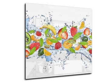 płytki ścienne hartowane kuchnia 50x50 owoce