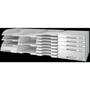 ПОЛКА ДЛЯ ДОКУМЕНТОВ LEITZ PLUS STANDARD, СЕРАЯ