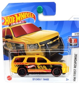 HOT WHEELS '07 CHEVY TAIOE HW FIRST RESPONSE NOWY 2024