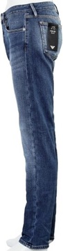 EMPORIO ARMANI męskie jeansy spodnie DENIM BLU SLIM IT32