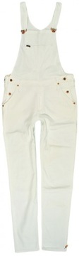 LEE ogrodniczki WHITE skinny BIB LOGGER _ XS