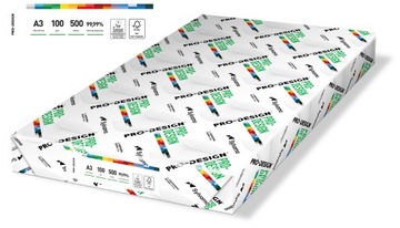 Papier ksero A3 100g Pro Design 500 arkuszy 168CIE