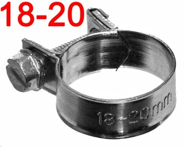 PROUŽEK OBJÍMKA SE TŘMENY 18-20 MM ŠROUBOVACÍ MINI GBS