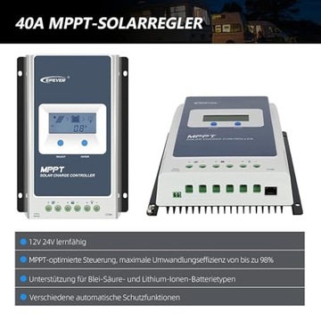 EPEVER Tracer 4210 AN Tracer 4210 AN Контроллер заряда солнечной батареи MPPT 40A