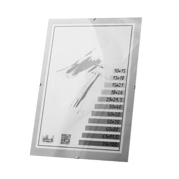 PLEXI ANTIFRAM 58x85 см РАМА ДЛЯ ПОСТЕРА 85x58 ПАЗЛ
