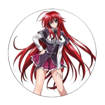 Przypinka High School DxD Rias prezent dla fana Anime ecchi 58mm
