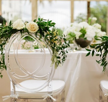 KRZESŁO BANKIETOWE WESELNE PRZEZROCZYSTE CHIAVARI PHOENIX PP transparentne