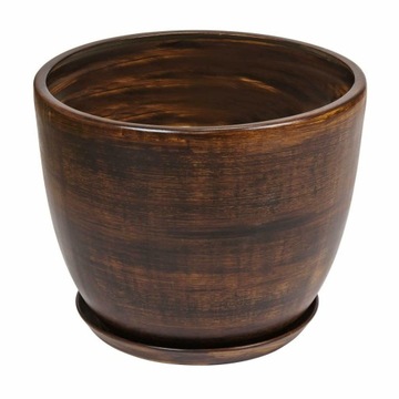 DONICZKA CERAMICZNA BARYŁKA 4 Ciemne drzewo 22x17
