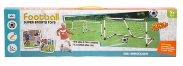 БОЛЬШИЕ ФУТБОЛЬНЫЕ ВОРОТА 180х120см ИЛИ КОМПЛЕКТ ИЗ ДВУХ ВОРОТ 92Х65см + МЯЧ