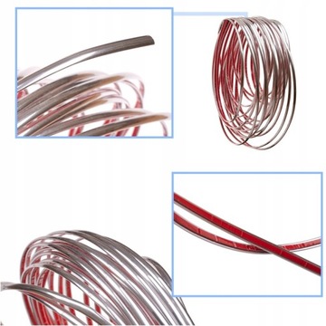 ХРОМИРОВАННАЯ ДЕКОРАТИВНАЯ ПОЛОСКА ХРОМИРОВАННАЯ ЛЕНТА 8мм НА МЕТР