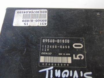 JEDNOTKA ŘÍZENÍ MOTORU DAIHATSU SIRION 89560B1830