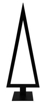 МЕТАЛЛИЧЕСКАЯ РОЖДЕСТВЕНСКАЯ ЕЛКА РОЖДЕСТВЕНСКИЙ ОРНАМЕНТ УКРАШЕНИЕ СТОЛА РОЖДЕСТВЕНСКОЕ НАР 44 СМ