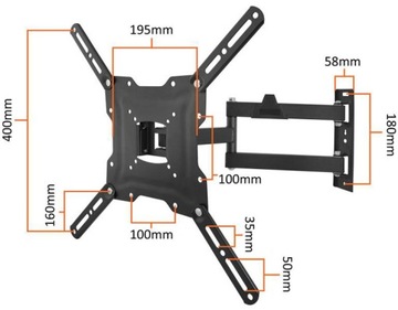ПРОЧНЫЙ КРОНШТЕЙН ДЛЯ ТВ 17–47 футов