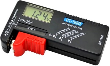 MIERNIK BATERII TESTER AKUMULATOR R3 R6 R9 R14 R20