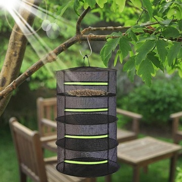 WIESZAK NA SUSZENIE ZIÓŁ ROŚLIN SIATKA DO SUSZENIA Z ZAMKIEM BŁYSKAWICZNYM