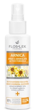 FLOSLEK ARNICA Spray z arniką 20% na naczynka 100 ml