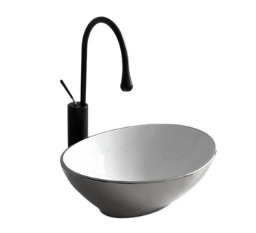 VELDMAN UMYWALKA CERAMICZNA VERA SILVER