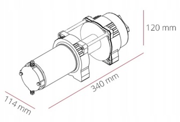 ЛЕБЕДКА QUADA DRAGON WINCH DWH 4500 HD