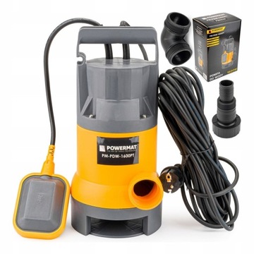 Погружной насос для септика с FLOAT 9500 л/ч 1600Вт 230В