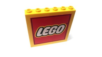 101e. LEGO 59349 ściana panel 1x6x5 1 szt żółta