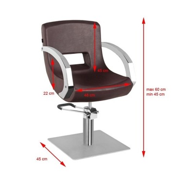 ПАРИКМАХЕРСКОЕ КРЕСЛО GABBIANO Q-3111 КОРИЧНЕВЫЙ Activ Q@