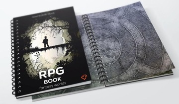 RPG Book - Fantasy Worlds - maty RPG (format A4 - siatka kwadratowa)