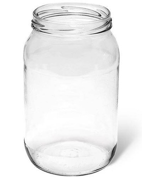 Słoik 900 ml z zakrętkami czarnymi 40 kpl. + ścierki z mikrofibry Unima