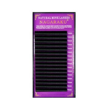 Ресницы Nagaraku Mink C 0,07, длина 8 мм, 16 полосок