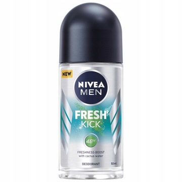 NIVEA MEN FRESH KICK ANTYPERSPRIANT MĘSKI ROLL ON 50 ML