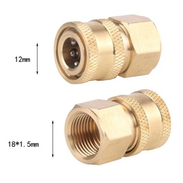 Набор переходников для мойки высокого давления Быстроразъемный разъем с быстрым разъемом для водяного шланга.