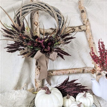 БОРДОВЫЙ уникальный венок на дверь 30-35см Antadio