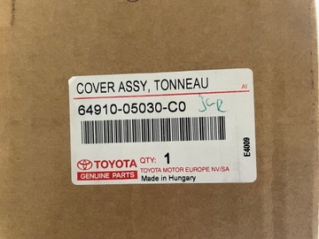 TOYOTA AVENSIS 08-18 64910-05030-C0 ROLETA KUFRU