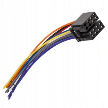 Комбинированный разъем ISO, блок питания, динамики магнитолы