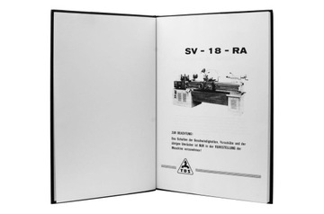 Tokarka SV-18-RA Dokumentacja DTR