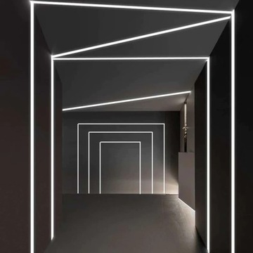 Profil LED Aluminiowy Natynkowy 2m z Kloszem