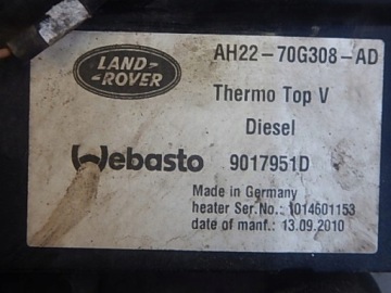 LAND ROVER DISCOVERY 4 IV WEBASTO