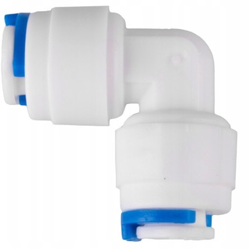 Szybkozłączka, Kolanko 2x QC Złączka Do Filtrów Wody, Lodówek i Kostkarek