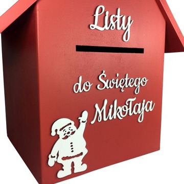 ПИСЬМЕННЫЙ ЯЩИК САНТЕ КОНВЕРТ РОЖДЕСТВЕНСКИЙ ДЕКОР