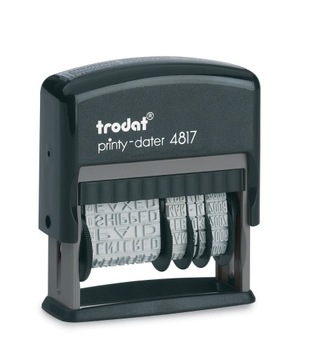 Штамп даты Trodat 4817 ISO с готовыми паролями