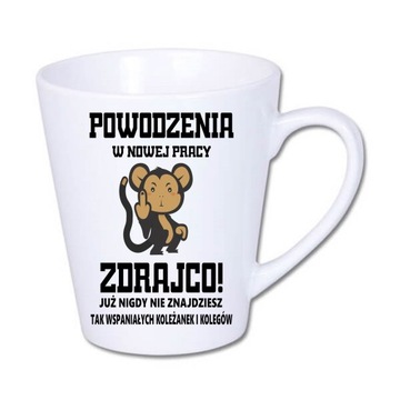 Kubek latte na pożegnanie koleżanki kolegi z pracy