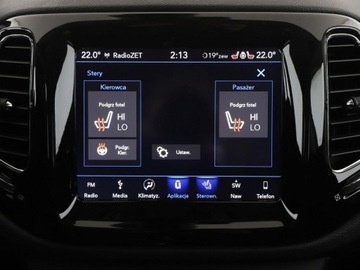 Jeep Compass II SUV 1.4 MultiAir 140KM 2019 Jeep Compass Grzane fotele grzana kierownica klima, zdjęcie 23