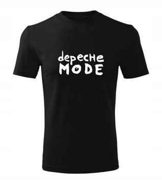 Koszulka T-shirt Depeche Mode Napis Punk Rock