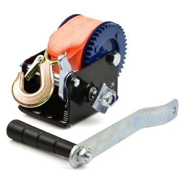 ЛЕБЕДКА РУЧНАЯ РЕМЕННАЯ ЛЕБЕДКА 363КГ 5М 800ФУНТОВ