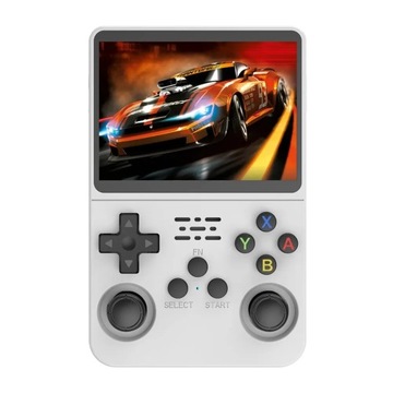 Портативная игровая консоль R36S Retro, дюймовый IPS-экран, R36S черный, 64 ГБ