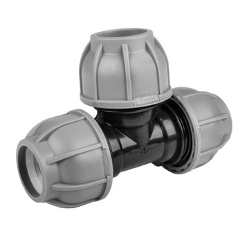 Trójnik do łączenia rur polietylenowych (PE) PE 50 mm