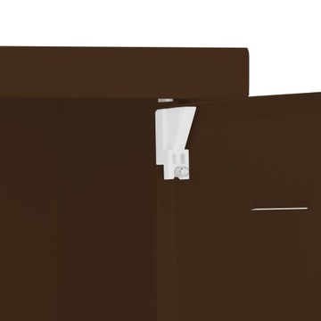 ЯЩИК ГАЗОВЫЙ ШКАФ 30х50х25 КОРИЧНЕВЫЙ С ЗАДНИЦОЙ