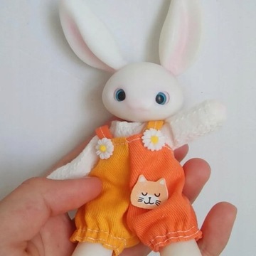 14,5 cm wysokości Drukowana w 3D lalka królik z żywicy Pet