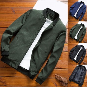 Spring Men's Bomber Jackets Male Outwear Slim Fit