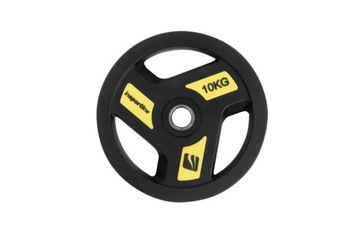 OBCIĄŻENIE GUMOWANE HERK 10KG 30MM /INSPORTLINE