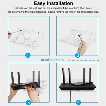 Настенная полка для хранения маршрутизатора Wi-Fi